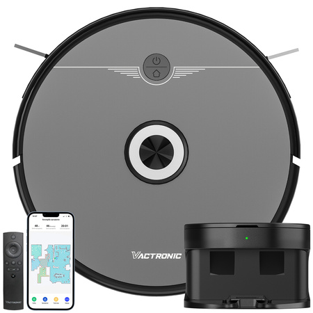 Robot sprzątający Vactronic SR7 + baza radiowa do odkurzacza centralnego