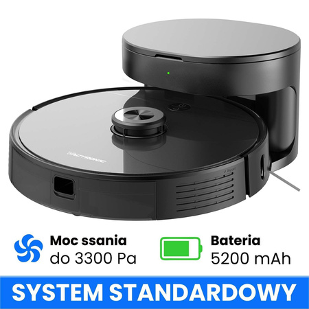 Robot sprzątający Vactronic SR7 + baza standardowa do odkurzacza centralnego
