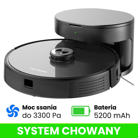 Robot sprzątający Vactronic SR7 + baza radiowa do odkurzacza centralnego