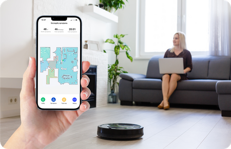 Robot sprzątający Vactronic SR7 3300 Pa + Stacja ssąca